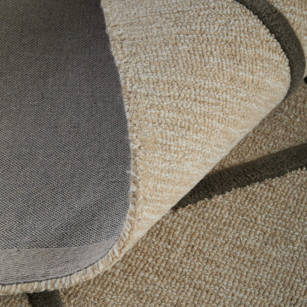 Feizy Rugs Kimball Hand Tufted Wool Accent Rug Trellis Lattice Pattern Neutral Ivory Tan 3'6" x 5'6" KIM8A36FBGECHLC50