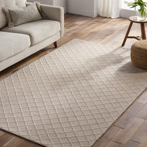 Jaipur Living Jaipur Living Ankine Wool Nylon Handwoven Trellis Accent Rug for Stylish Interiors Beige RSW104773