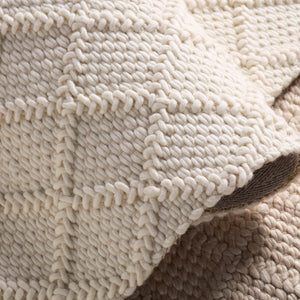 Jaipur Living Kira Ankine KIR02 Handmade Handwoven Indoor Rug White 6' x 9'