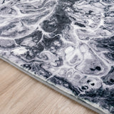 Dalyn Rugs Kikiamo KK14 Shag 100% Polyester Contemporary Rug Marble 8' x 10' KK14MR8X10