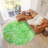 Dalyn Rugs Kikiamo KK5 Shag 100% Polyester Contemporary Rug Lime-In 8' x 8' KK5LM8RO
