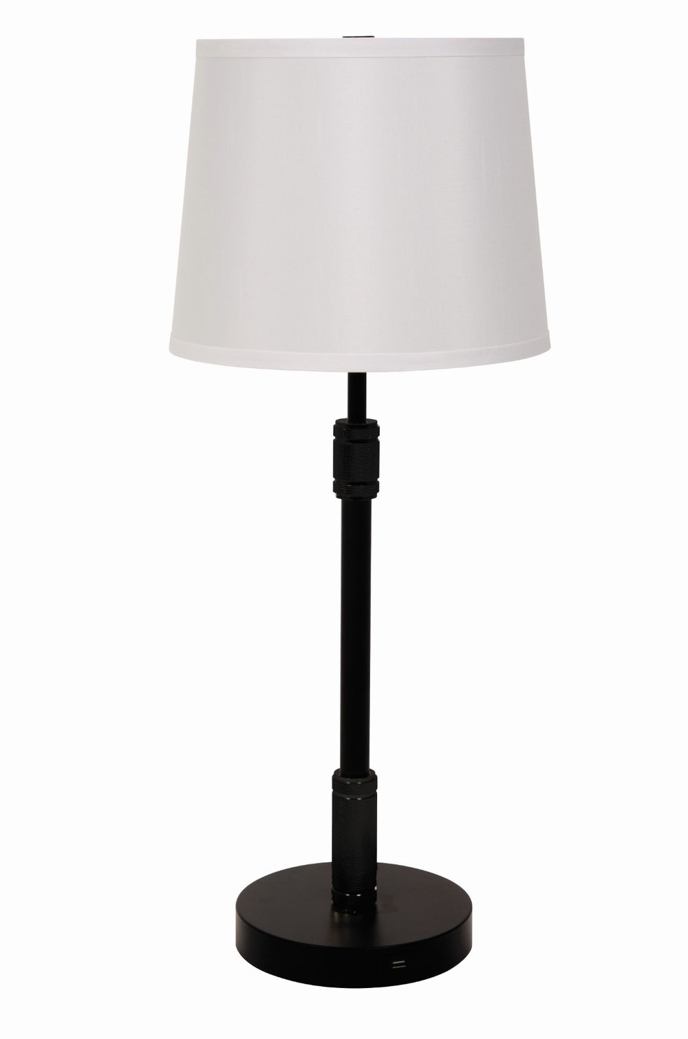 House Of Troy Killington Stylish Table Lamp With Usb Port, Perfect For Modern Living Spaces And Reading Needs Black Metal Kl350-blk