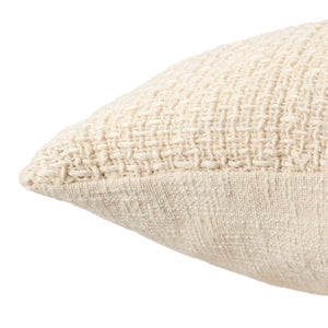 Jaipur Living Jaipur Living Tordis Handwoven Linen Pillow Cover Neutral Texture Coastal Decor Cream PLC102602