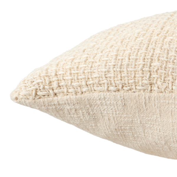 Jaipur Living Jaipur Living Tordis Handwoven Linen Pillow Cover Neutral Texture Coastal Decor Cream PLC102602