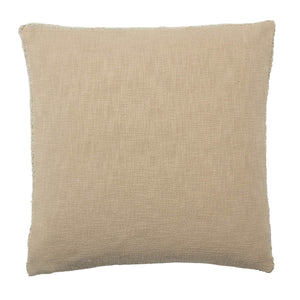 Jaipur Living Jaipur Living Tordis Handwoven Linen Throw Pillow Soft Textural Accent for Modern Rooms Taupe Down PLW103992