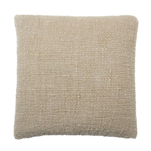 Jaipur Living Jaipur Living Tordis Handwoven Linen Throw Pillow Soft Textural Accent for Modern Rooms Taupe Down PLW103992