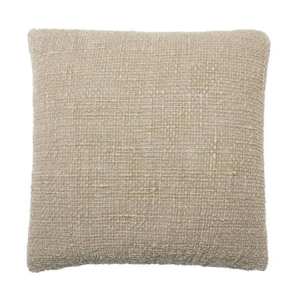 Jaipur Living Jaipur Living Tordis Handwoven Linen Throw Pillow Soft Textural Accent for Modern Rooms Taupe Down PLW103992
