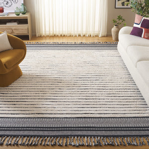 Safavieh Kilim Hand-woven Cotton Runner Rug – Bohemian Style In Ivory And Black For Artistic Home Decor Ivory ,Black Cotton Pile Klc401a-8