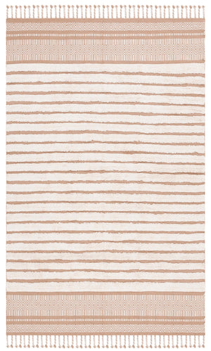 Safavieh Kilim Hand-woven Cotton Runner Rug – Bohemian Style In Ivory And Black For Artistic Home Decor Beige ,Natural Cotton Pile Klc401b-5