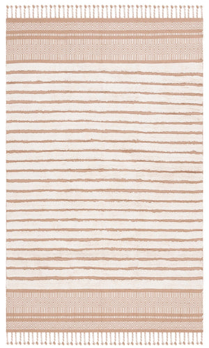 Safavieh Kilim Bohemian Handwoven Area Rug In Ivory And Black - Artisanal Elegance For Your Home Decor Beige ,Natural Cotton Pile Klc401b-4