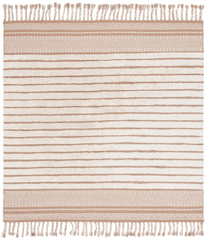 Safavieh Kilim Bohemian Handwoven Area Rug In Ivory And Black - Artisanal Elegance For Your Home Decor Beige ,Natural Cotton Pile Klc401b-4
