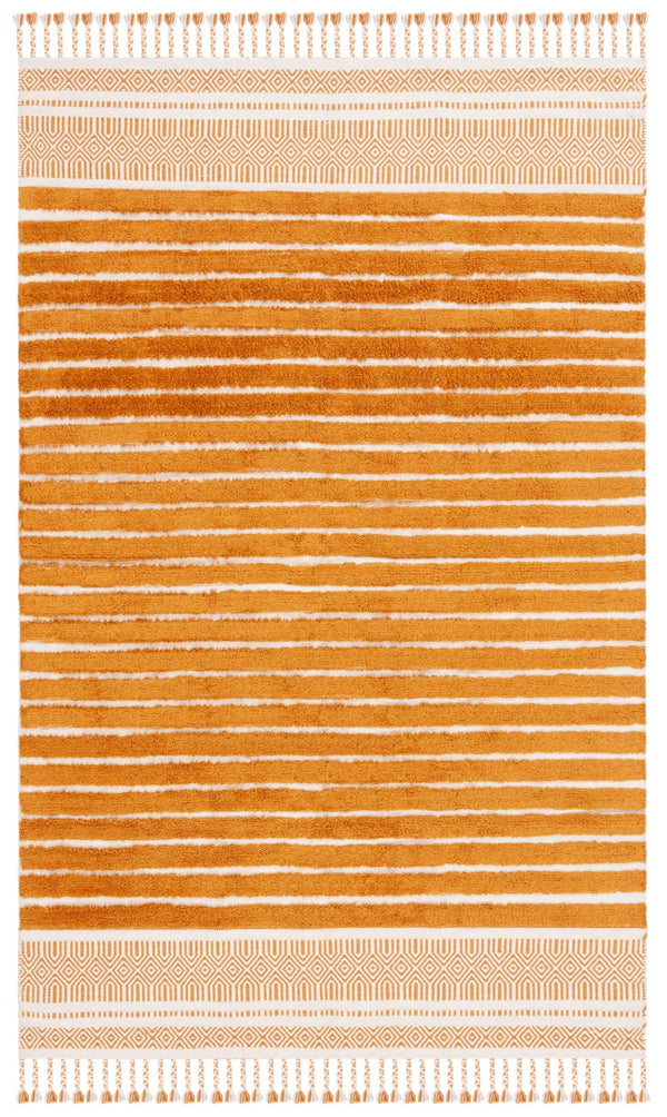 Safavieh Kilim Bohemian Handwoven Area Rug In Ivory And Black - Artisanal Elegance For Your Home Decor Natural ,Gold Cotton Pile Klc401d-6