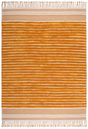 Safavieh Kilim Hand-woven Cotton Runner Rug – Bohemian Style In Ivory And Black For Artistic Home Decor Natural ,Gold Cotton Pile Klc401d-8