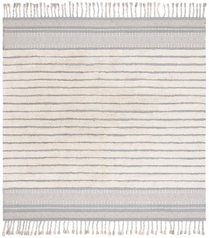 Safavieh Kilim Bohemian Handwoven Area Rug In Ivory And Black - Artisanal Elegance For Your Home Decor Silver ,Natural Cotton Pile Klc401g-6