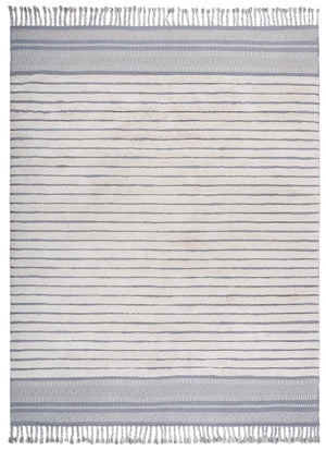 Safavieh Kilim Hand-woven Cotton Runner Rug – Bohemian Style In Ivory And Black For Artistic Home Decor Silver ,Natural Cotton Pile Klc401g-8