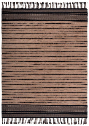 Safavieh Kilim Hand-woven Cotton Runner Rug – Bohemian Style In Ivory And Black For Artistic Home Decor Black ,Beige Cotton Pile Klc401z-8