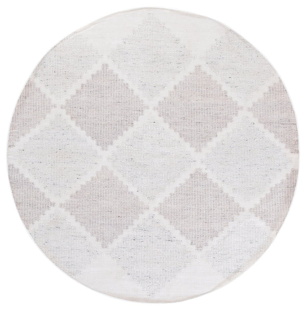 Safavieh Kilim Handwoven Runner Rug With Geometric Diamond Pattern - Eco-friendly, Stylish Hallway Accent Light Grey ,Beige Pet Klm439f-6r