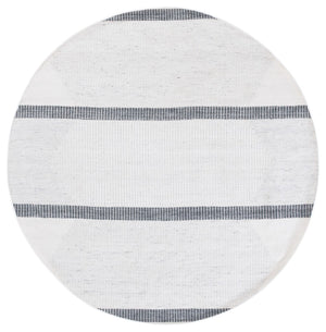 Safavieh Kilim Handwoven Area Rug - Contemporary Geometric Design In Light Grey And Ivory For Elegant Spaces Dark Grey ,Ivory Pet Klm440g-3
