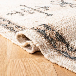 Safavieh Kilim Hand-Woven Jute Flat Weave Area Rug Bold Geometric Bohemian Living Room Accent Off-White 10'-0" x 14'-0" KLM762A-10