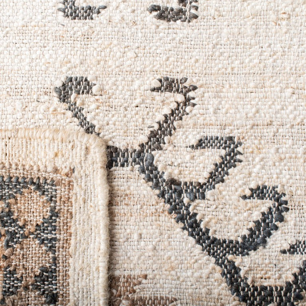 Safavieh Kilim Hand-Woven Jute Flat Weave Area Rug Bold Geometric Bohemian Living Room Accent Off-White 10'-0" x 14'-0" KLM762A-10