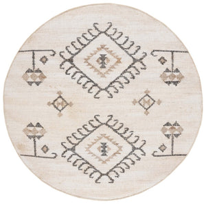 Safavieh Kilim Hand-Woven Jute Flat Weave Area Rug Bold Geometric Bohemian Living Room Accent Off-White 9'-0" x 9'-0" - R KLM762A-9R