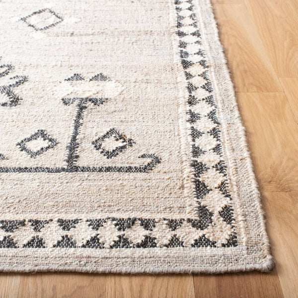 Safavieh Kilim Hand-Woven Jute Flat Weave Area Rug Bold Geometric Bohemian Living Room Accent Gray 2'-3" x 5'-0" KLM762F-25