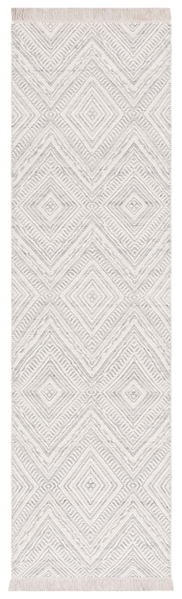Safavieh Kilim 767 KLM767 Flatweave  Rug Light Grey / Ivory KLM767F-6SQ