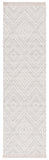 Safavieh Kilim 767 KLM767 Flatweave  Rug Light Grey / Ivory KLM767F-6SQ