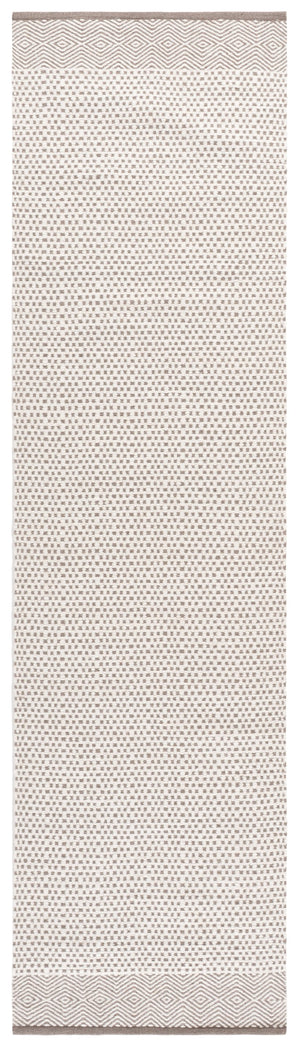 Safavieh Kilim Hand‑Woven Beige Ivory Geometric Rug, 5X8 Medium, Cotton‑Wool Blend Low‑Profile For Living Spaces 5'-0" x 8'-0" KLM855B-5