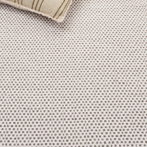 Safavieh Kilim Hand-Woven Beige Ivory Geometric Rug - Low Pile Cotton-Wool Blend, Scandinavian Calm DéCor (4X6) 4'-0" x 6'-0" KLM855B-4