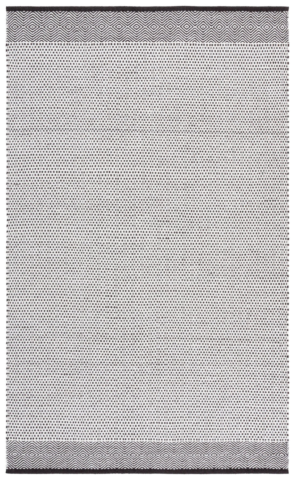 Safavieh Kilim Hand‑Woven Brown Ivory Geometric Rug – 60% Cotton 40% Wool, Low‑Profile Comfort For Modern Homes 5'-0" x 8'-0" KLM855T-5