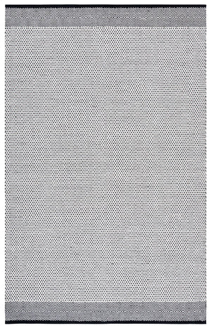 Safavieh Kilim Hand-Woven Black And Ivory Geometric Area Rug, 60% Cotton 40% Wool, Low-Profile Elegant Accent 9'-0" x 12'-0" KLM855Z-9