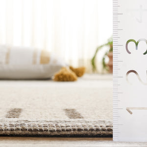 Safavieh Kilim Elegant Runner Area Rug With Contemporary Pattern For Hallway And Living Room Décor Beige ,Brown 90% Wool,10% Polyester Klm876b-5