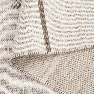 Safavieh Kilim Contemporary Area Rug: Plush Geometric Design In Neutral Hues For Elegant Living Spaces Beige ,Brown 90% Wool,10% Polyester Klm876b-4