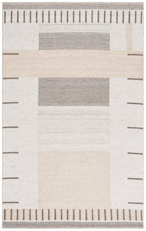 Safavieh Kilim Elegant Runner Area Rug With Contemporary Pattern For Hallway And Living Room Décor Beige ,Brown 90% Wool,10% Polyester Klm876b-5
