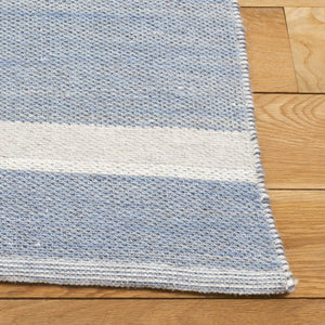 Safavieh Kilim Contemporary Runner Rug - Elegant Geometric Design For Stylish Home Decor And Comfort Beige ,Blue 90% Wool,10% Polyester Klm878b-5