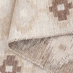 Safavieh Kilim Runner Rug - Rustic Elegance With Geometric Motifs, Perfect For High-traffic Areas, Crafted In India Beige ,Brown 90% Wool,10% Polyester Klm879b-5