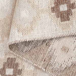 Safavieh Kilim Plush Area Rug - Timeless Contemporary Design With Elegant Geometric Motifs For Any Room Beige ,Brown 90% Wool,10% Polyester Klm879b-4