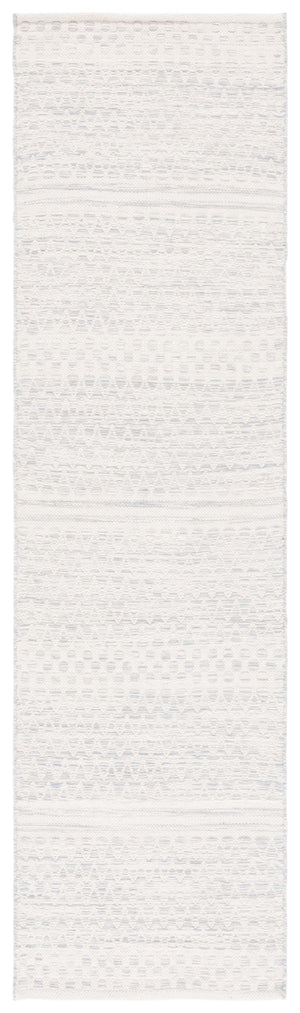 Safavieh Kilim 954 Hand Woven Solid & Tonal Rug Ivory / Grey 8' x 10'