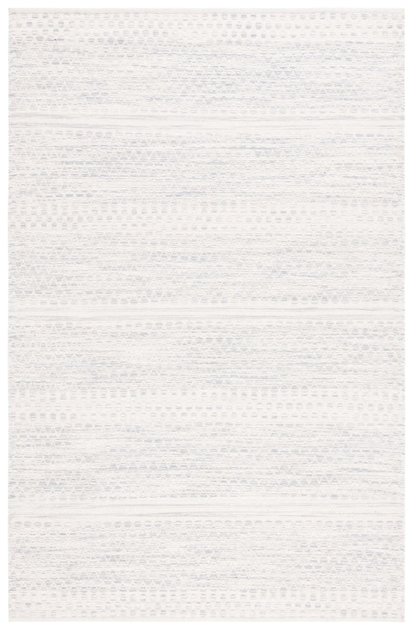 Safavieh Kilim 954 Hand Woven Solid & Tonal Rug Ivory / Grey 5' x 8'