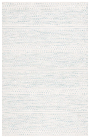 Safavieh Kilim 954 Hand Woven Solid & Tonal Rug Ivory / Light Blue 5' x 8'