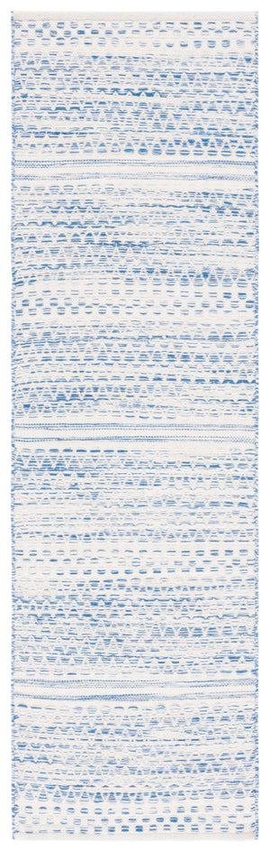 Safavieh Kilim 954 Hand Woven Solid & Tonal Rug Ivory / Blue 8' x 10'