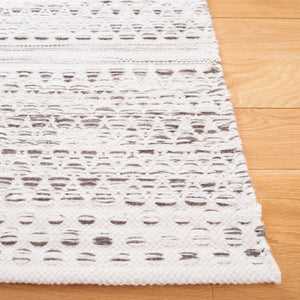 Safavieh Kilim 954 Hand Woven Solid & Tonal Rug Ivory / Brown 5' x 8'