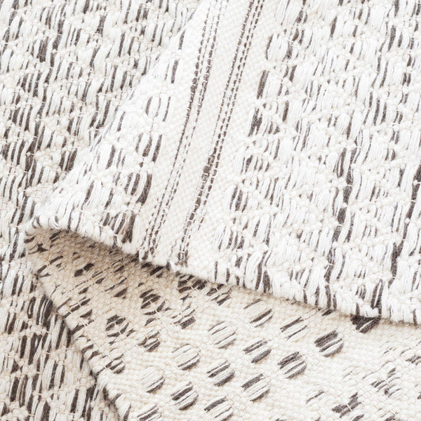 Safavieh Kilim 954 Hand Woven Solid & Tonal Rug Ivory / Brown 5' x 8'