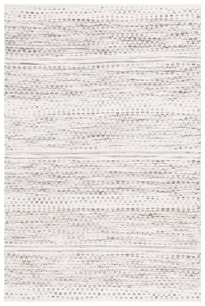 Safavieh Kilim 954 Hand Woven Solid & Tonal Rug Ivory / Brown 5' x 8'