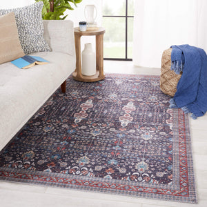 Jaipur Living Vibe by Jaipur Living Kalesi Oriental Polyester Flatweave Rug for Dining Rooms 5'3"X7'6" RUG148632