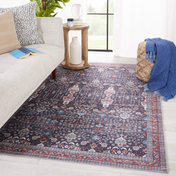 Jaipur Living Vibe by Jaipur Living Kalesi Oriental Polyester Flatweave Rug for Dining Rooms 5'3"X7'6" RUG148632