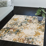 Dalyn Rugs Karma KM26 Power Woven 60% Polypropylene/40% Polyester Transitional Rug Multi 9'4" x 13'2" KM26MU9X13