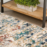 Dalyn Rugs Karma KM26 Power Woven 60% Polypropylene/40% Polyester Transitional Rug Multi 9'4" x 13'2" KM26MU9X13