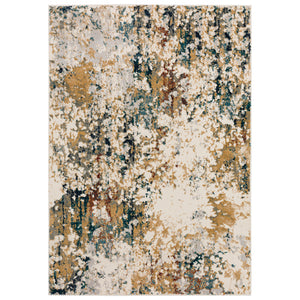 Dalyn Rugs Karma KM26 Power Woven 60% Polypropylene/40% Polyester Transitional Rug Multi 9'4" x 13'2" KM26MU9X13